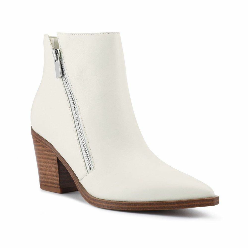 Nine west sale white booties